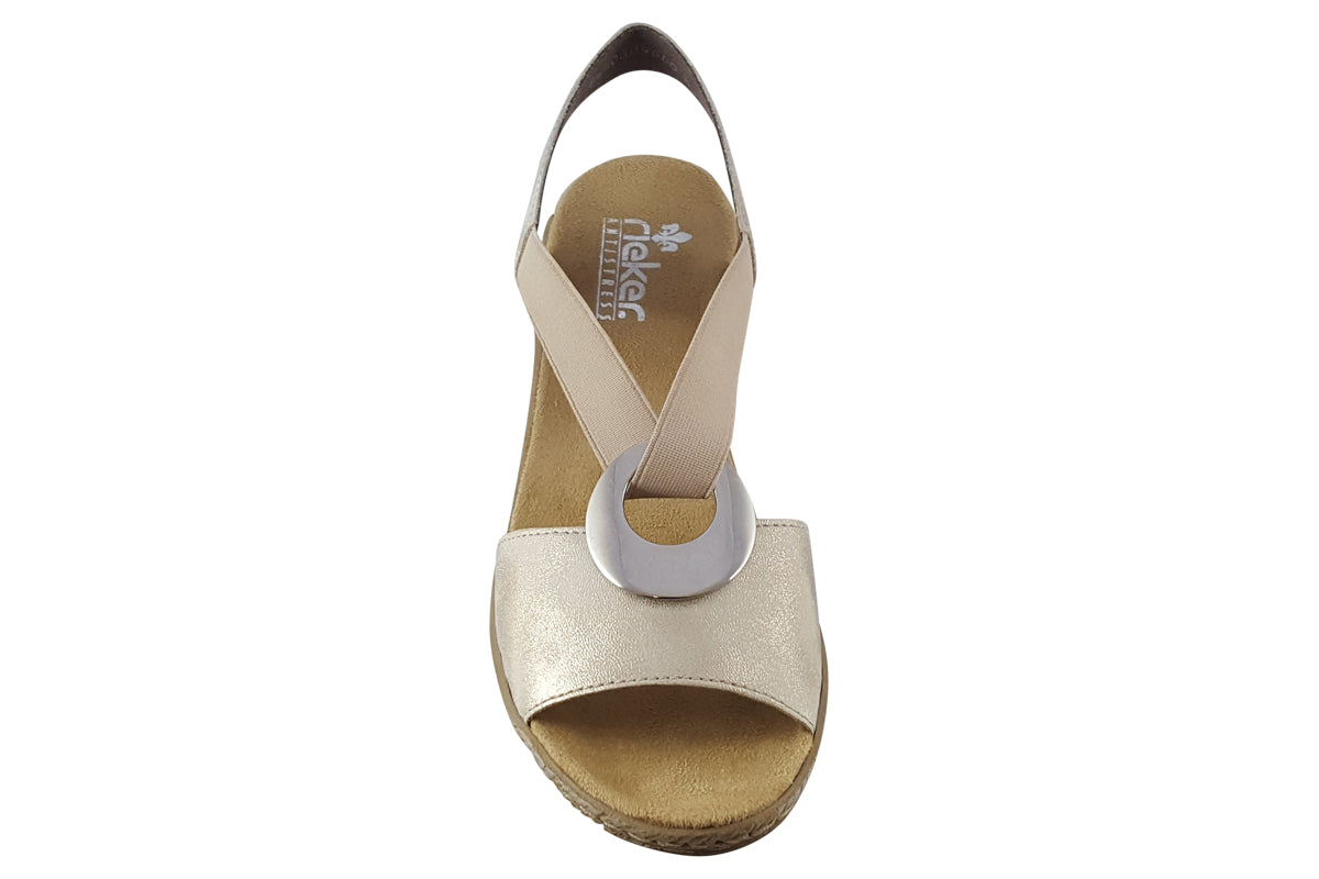 rieker pom 624h6 beige womens sandals top