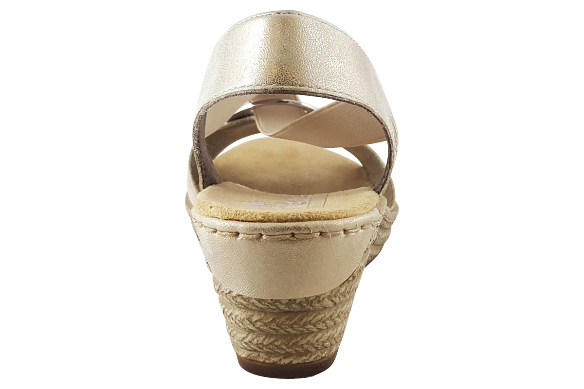 rieker pom 624h6 beige womens shoes back