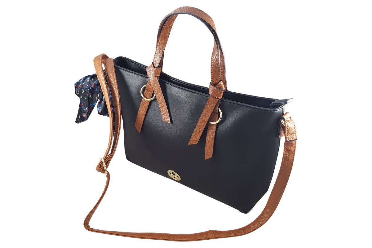 rieker-posie-handbag-h1507-black-cognac-left