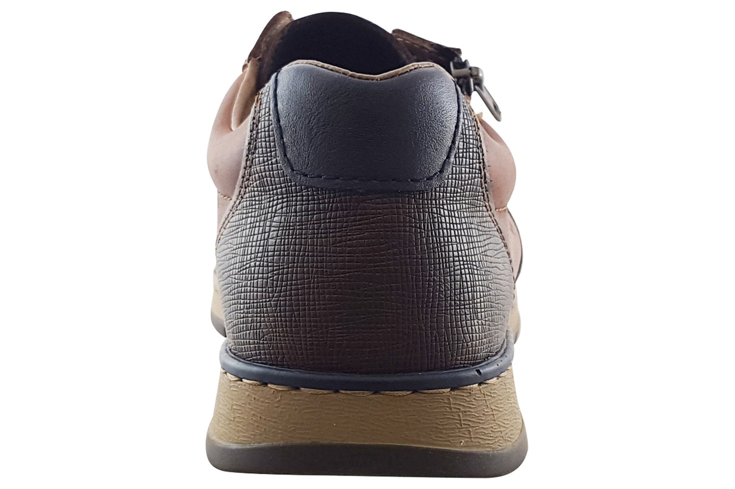 rieker quest toffee mens fashion trainers back