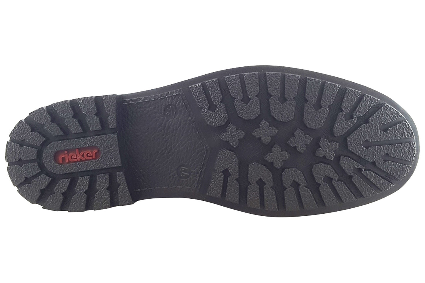 rieker real black mens shoes sole