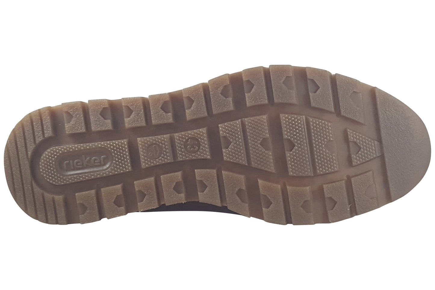 rieker templin b0507 mens trainers tan navy sole