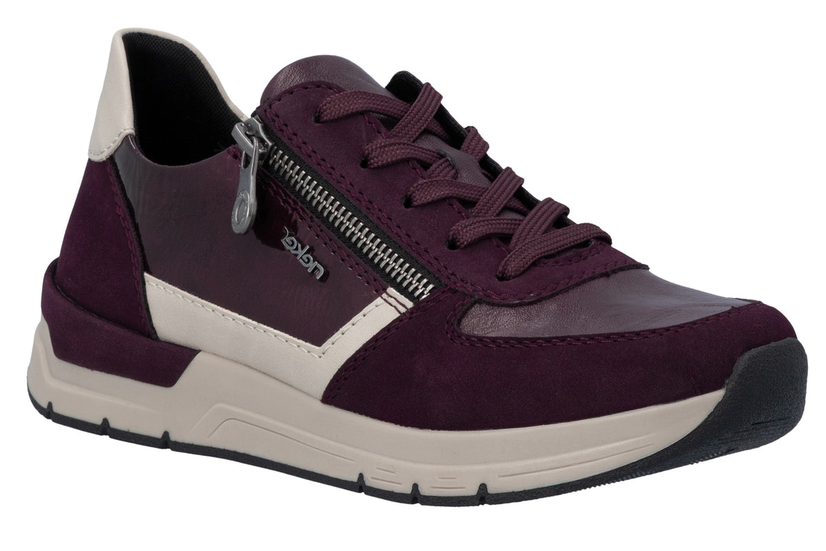 rieker-twilight-58902-35-womens-trainers-red-comb-right-angle