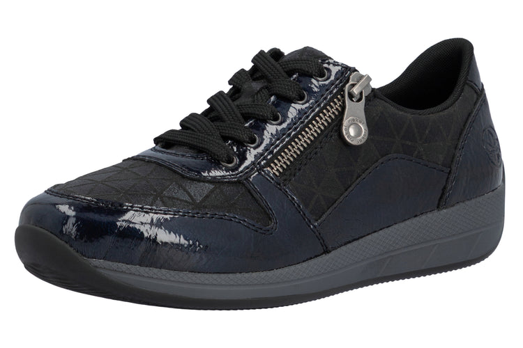 Rieker Twinkie N1100-14 Blue Womens Fashion Trainers