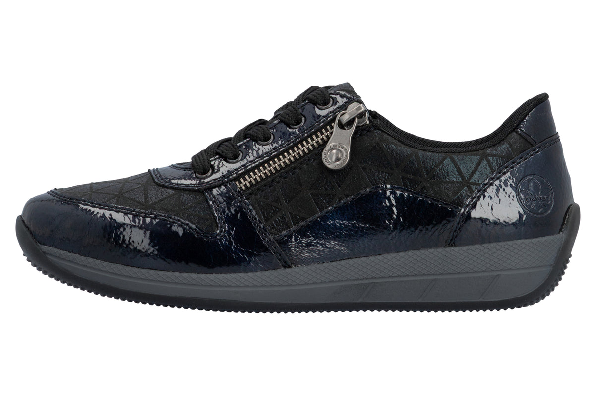 Rieker Twinkie N1100-14 Blue Womens Fashion Trainers