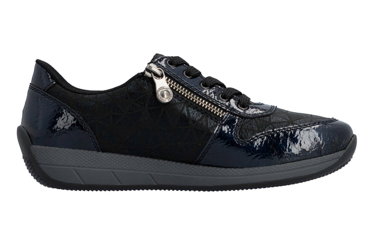 Rieker Twinkie N1100-14 Blue Womens Fashion Trainers