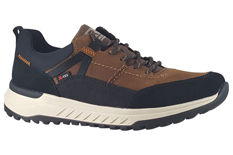 Rieker Venice U0100 Brown/Black Mens Trainers