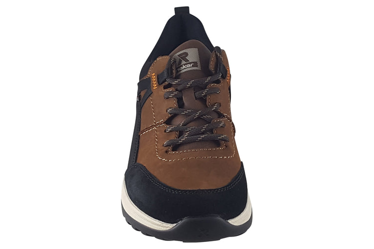 Rieker Venice U0100 Brown/Black Mens Trainers