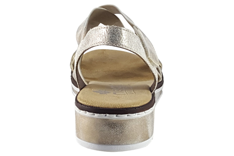 Rieker Yard V3663 Beige Womens Sandals