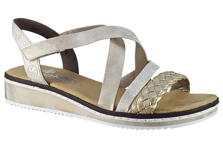 Rieker Yard V3663 Beige Womens Sandals