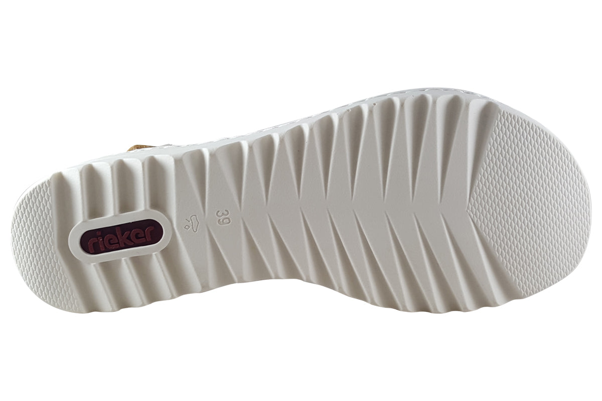 rieker yardley pink womens sandals sole