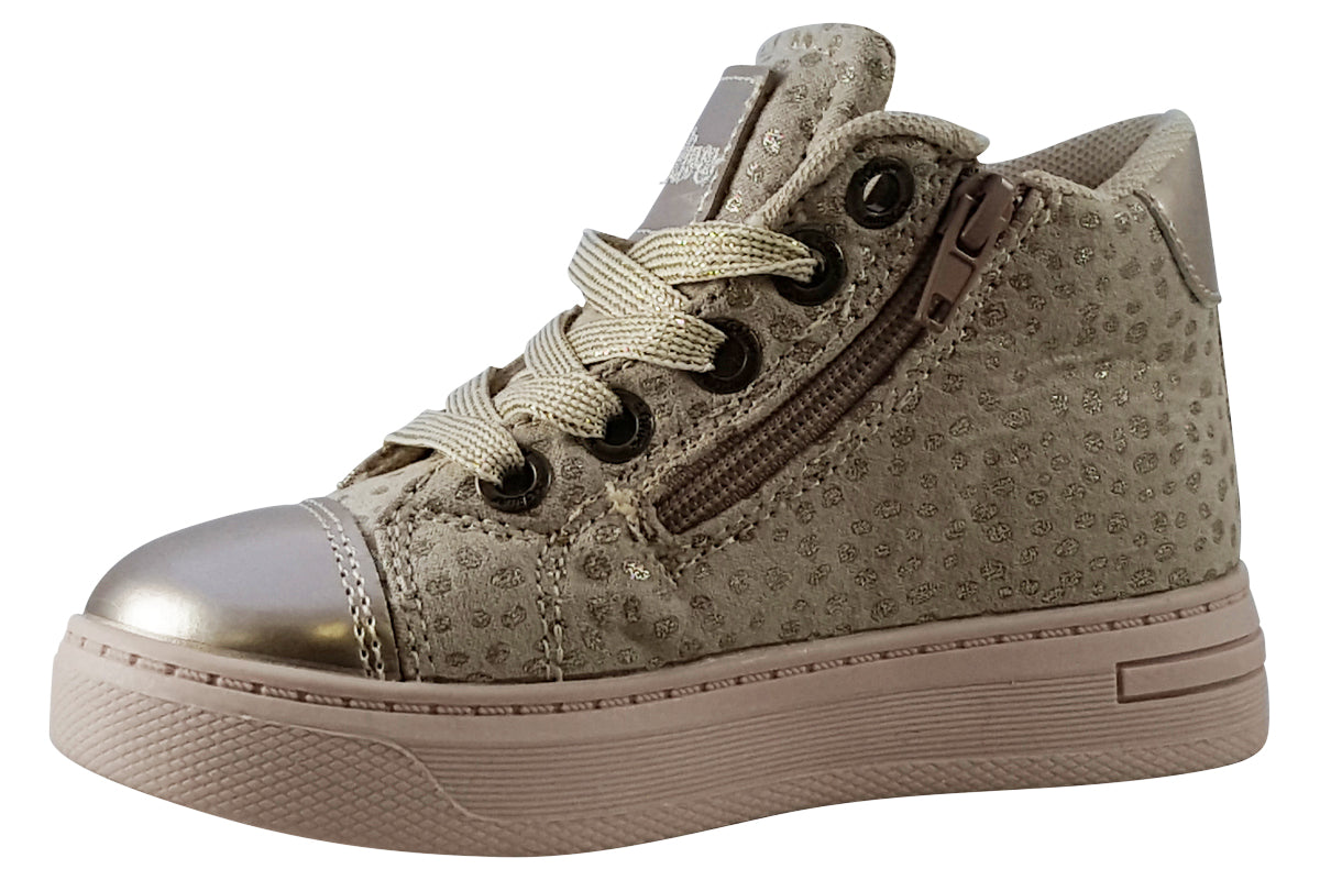 s.oliver betsy 35214 beige combi girls boots left