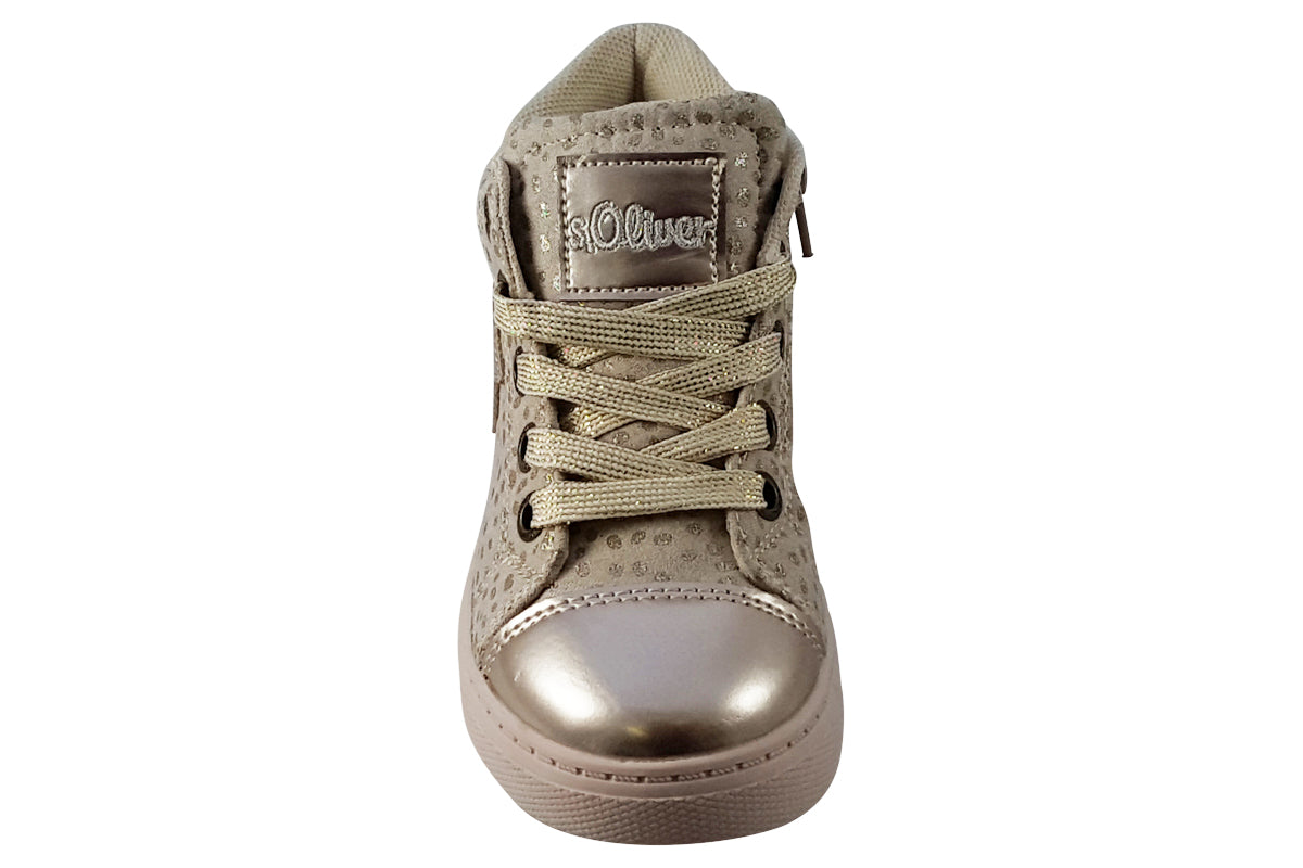 s.oliver betsy 35214 beige combi girls boots top