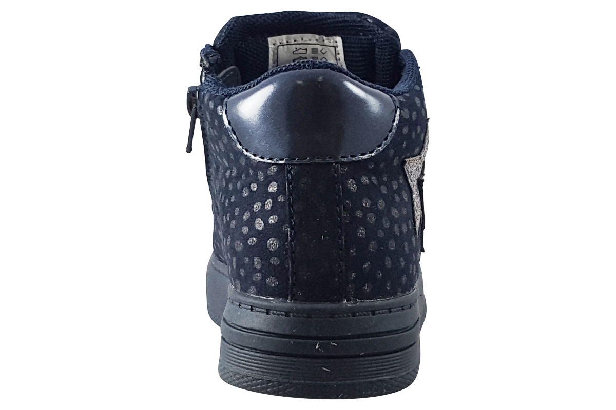s.oliver betsy 35214 navy girls boots back