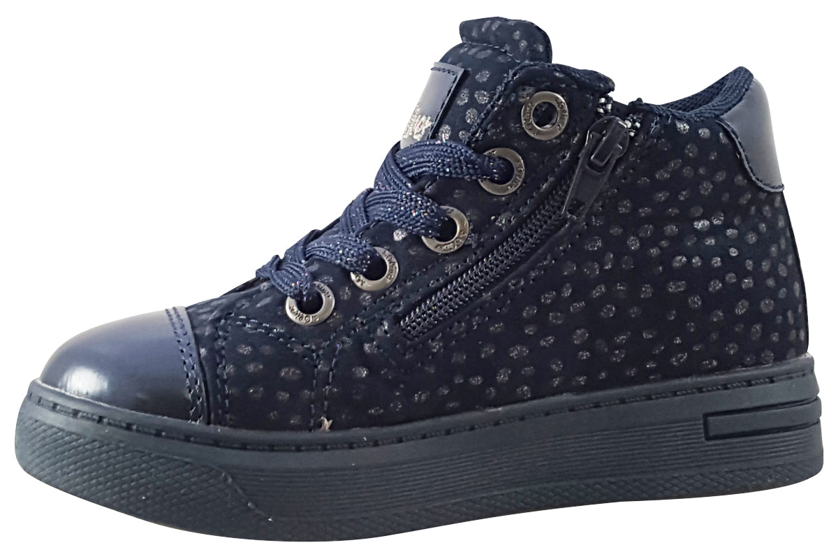 s.oliver betsy 35214 navy girls boots left