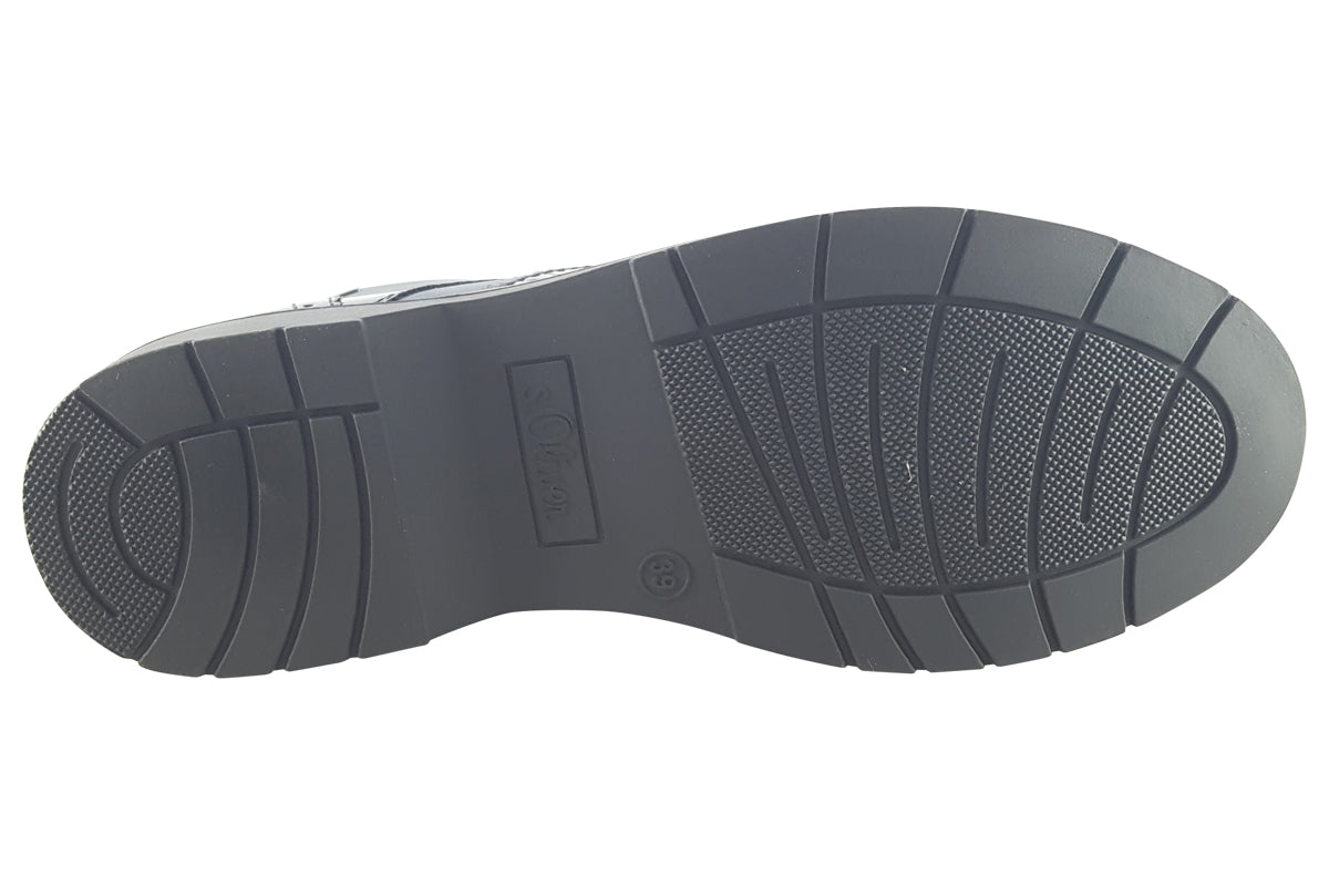s.oliver camper 2 25255 43 navy combi womens boots sole