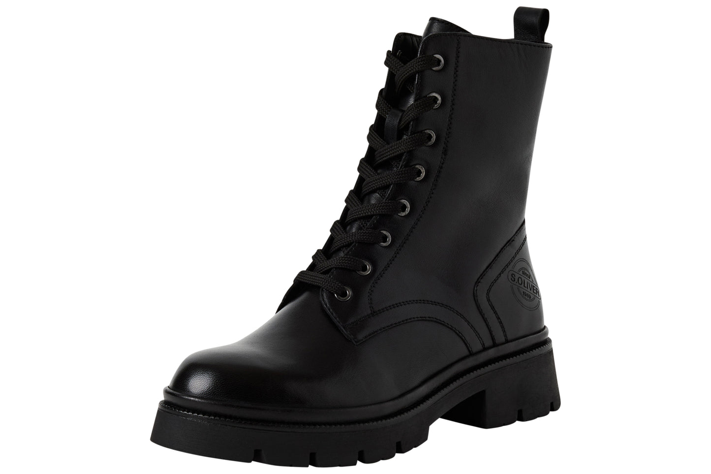 s.oliver loydy womens boots black left front