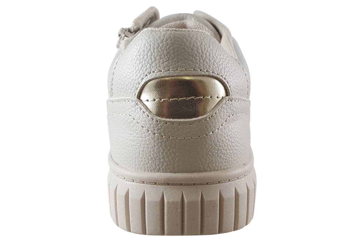 s.oliver mini hydro beige girls shoes back