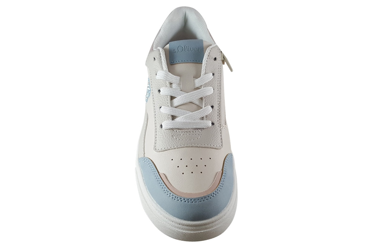 s.oliver toya white combi girls shoes top