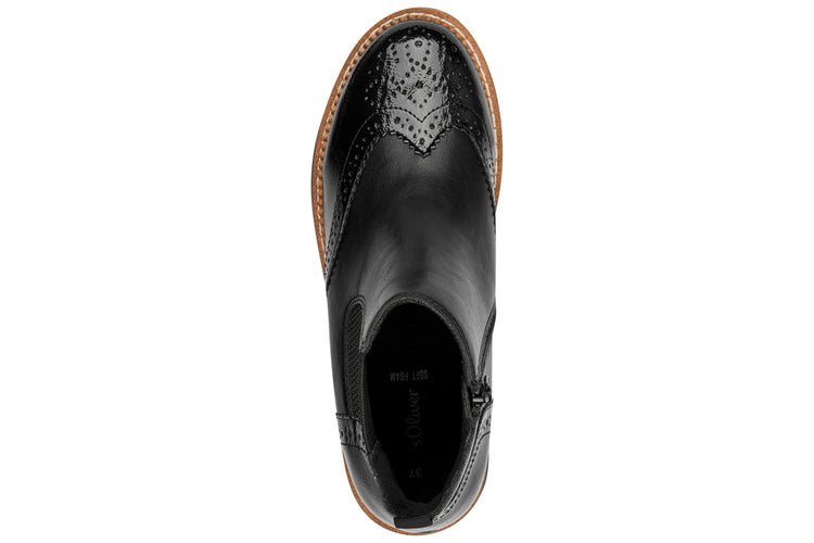 S.Oliver Wilson-4 25444-43 Black Comb Womens Boots