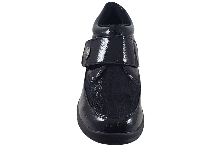Shoe Tree Comfort Blackthorn Womens Boots Black Patent