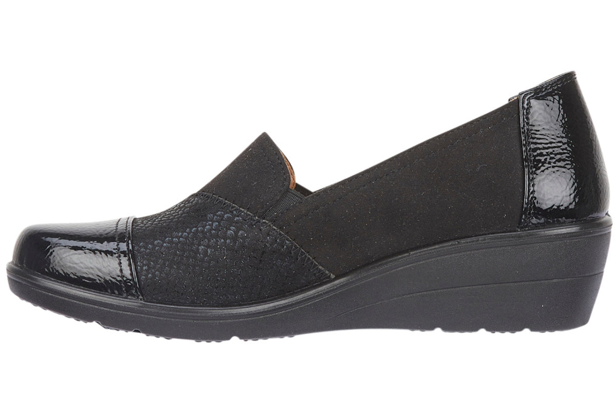 shoe-tree-comfort-blanche-womens-shoes-black-left-flat