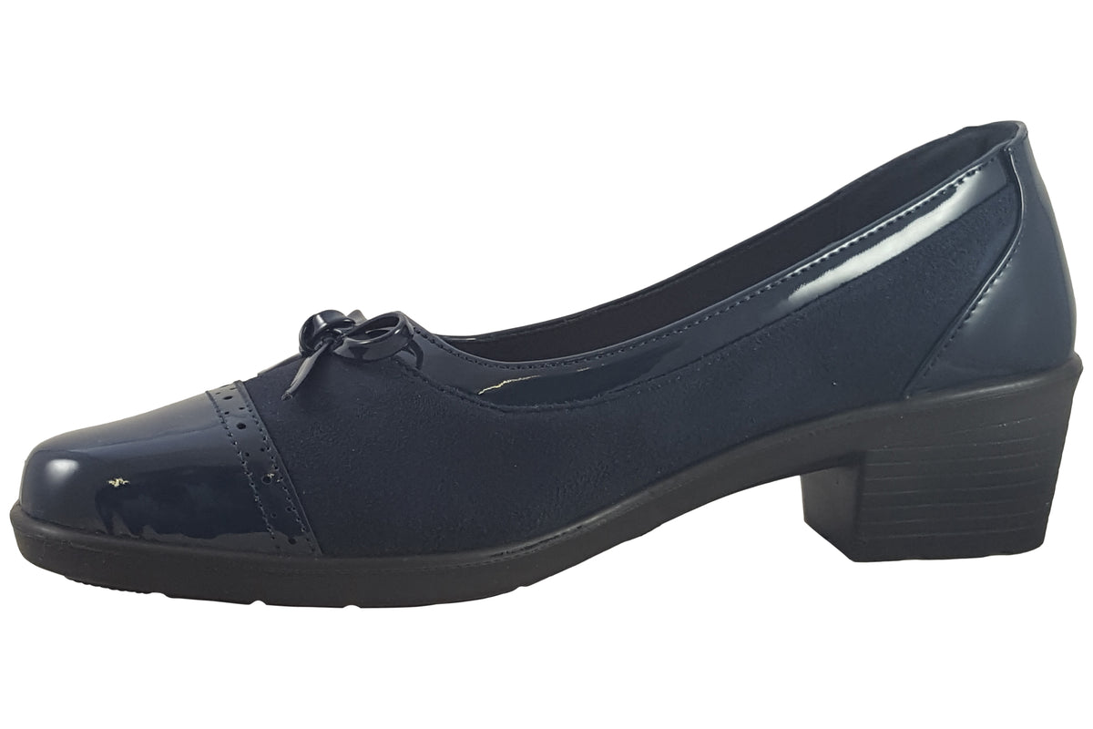 Shoe Tree Comfort Cranberry Navy Womens Shoes