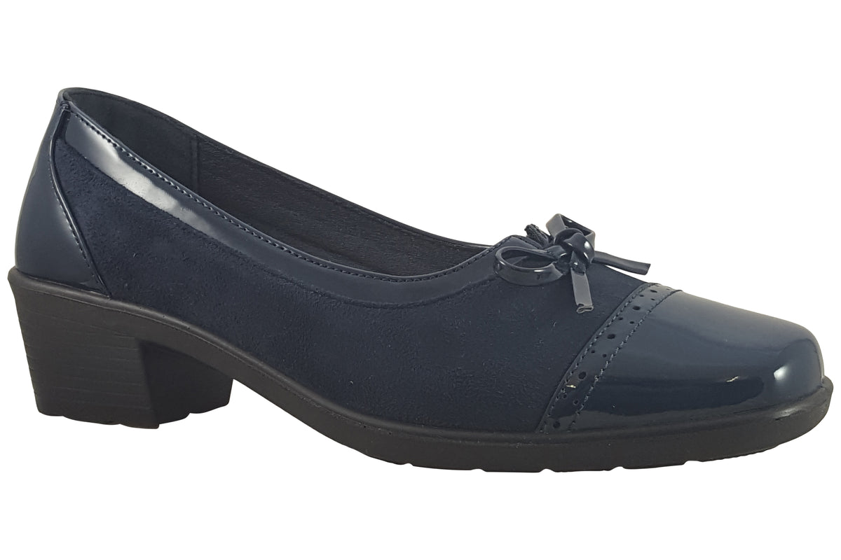 Shoe Tree Comfort Cranberry Navy Womens Shoes