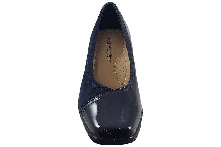 Shoe Tree Comfort Diana Womens Shoes Navy