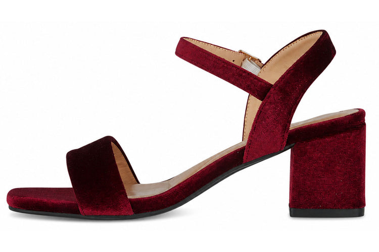 Shoes By Emma Alicia Plum Velvet Womens Sandals