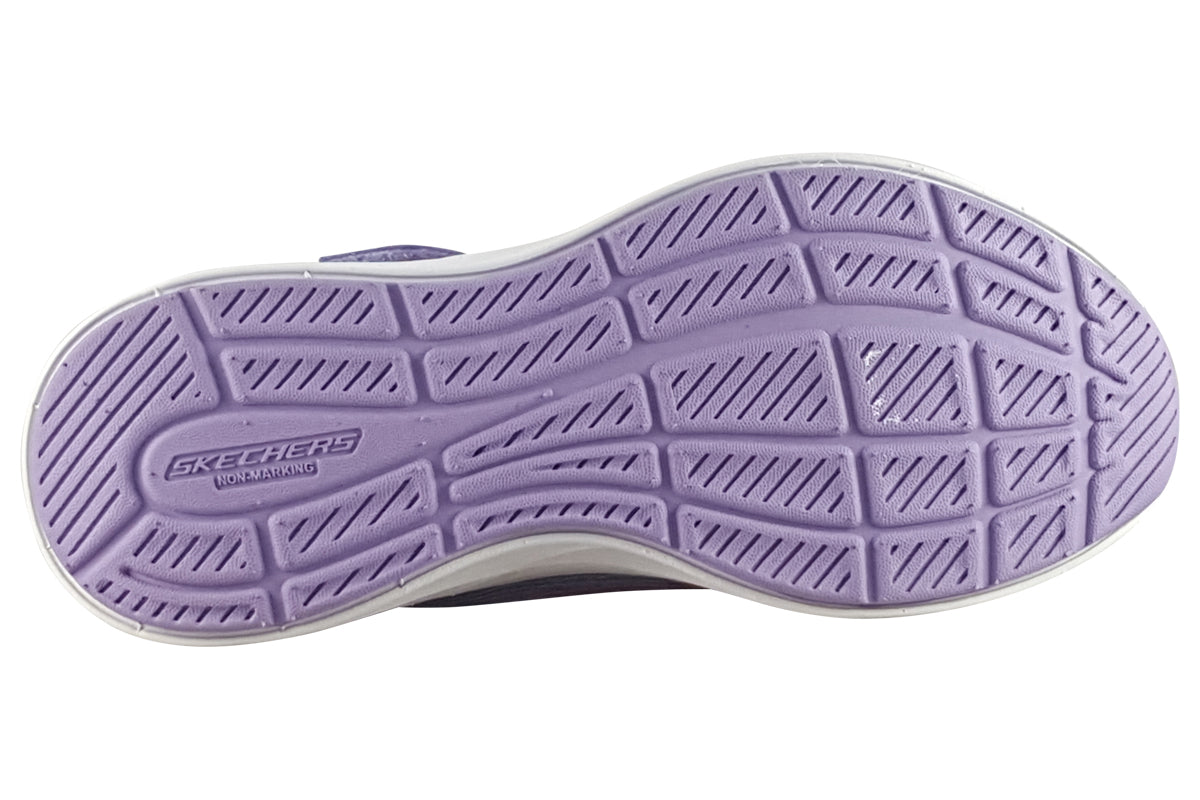 skechers accelerate go run lavender trainers sole
