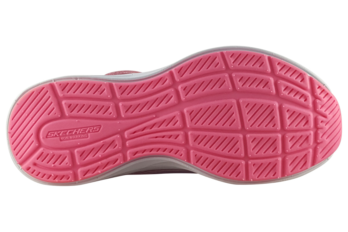 skechers accelerate go run light pink mint trainers sole