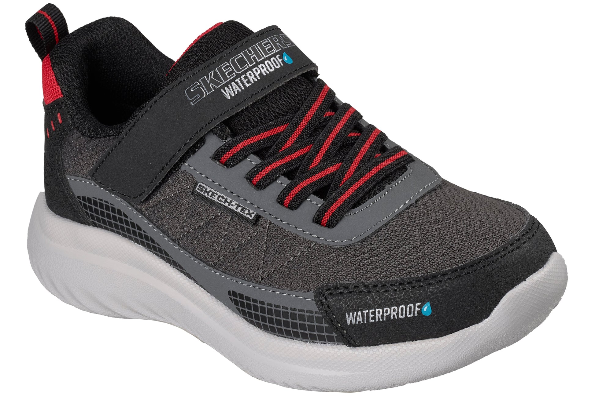 skechers-aqua-pace-406341l-boys-trainers-black-charcoal-right-angle