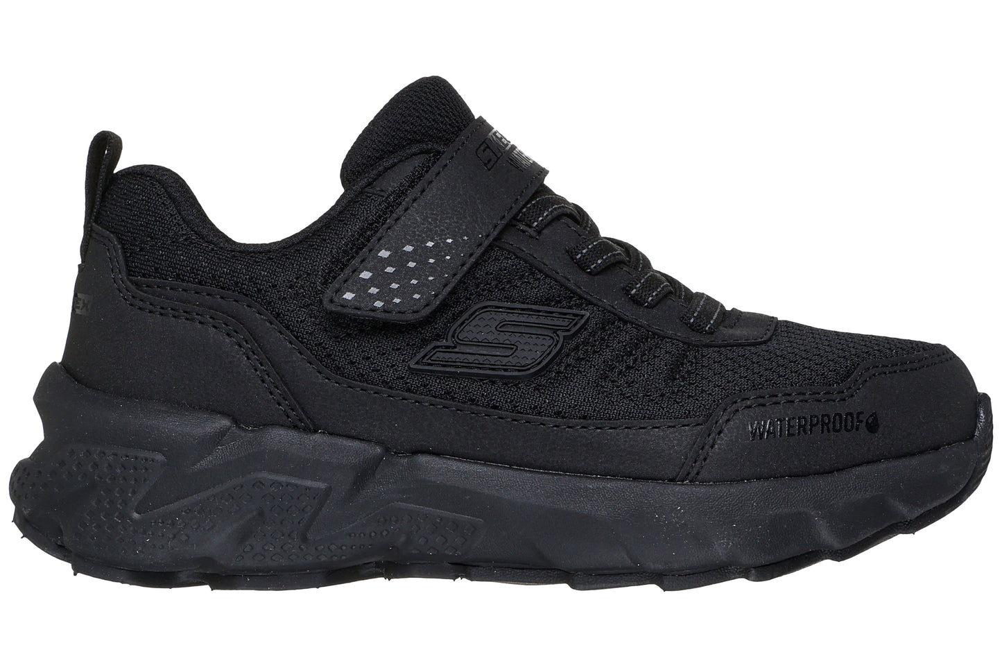 Skechers Aquavex BTS 406334L Black Boys School Shoes