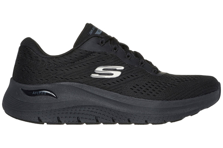 Skechers Arch Fit 2.0 Big League Black Womens Sports
