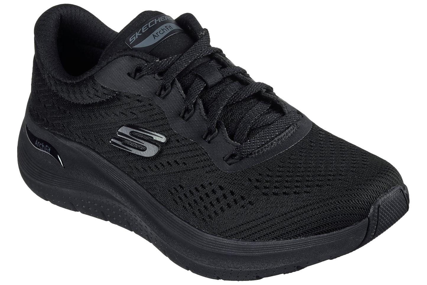Skechers Arch Fit 2.0 Big League Black Womens Sports