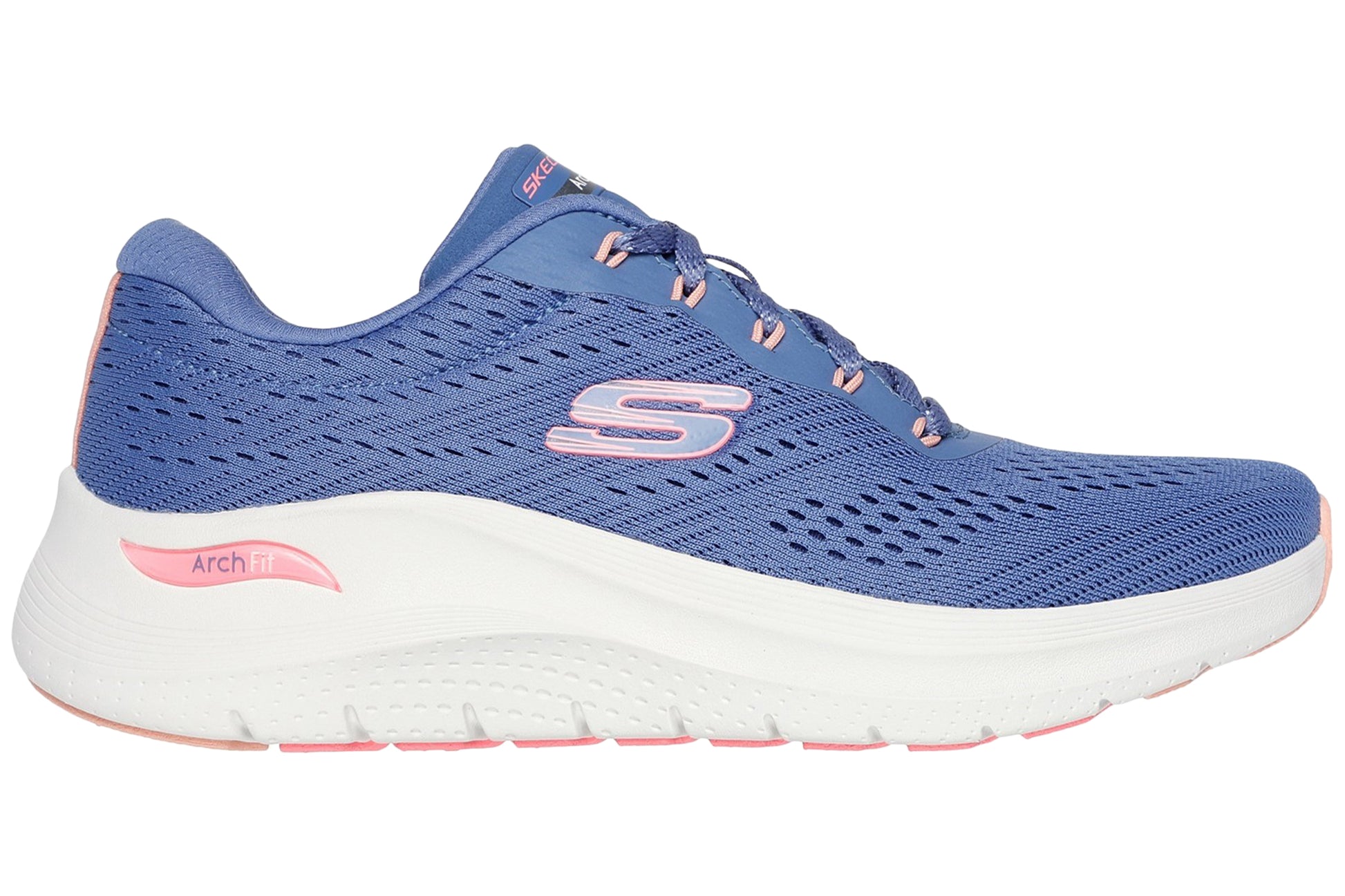 skechers-arch-fit-2-0-big-league-blue-pink-ladies-sports-right-flat
