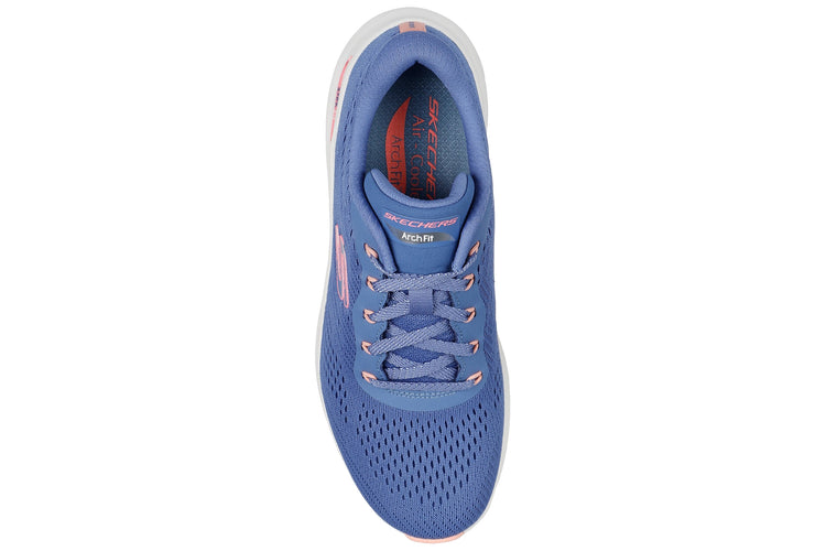 Skechers Arch Fit 2.0 - Big League Blue/Pink Womens Sports