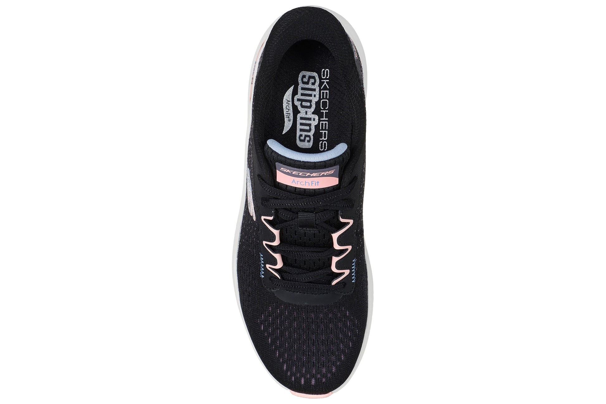 skechers-arch-fit-2-0-fresh-pace-black-multi-ladies-sports-top
