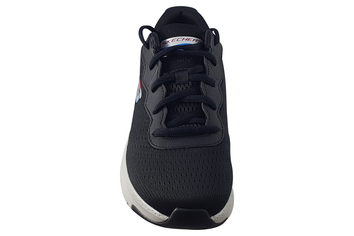 skechers arch fit 232303 black trainers top
