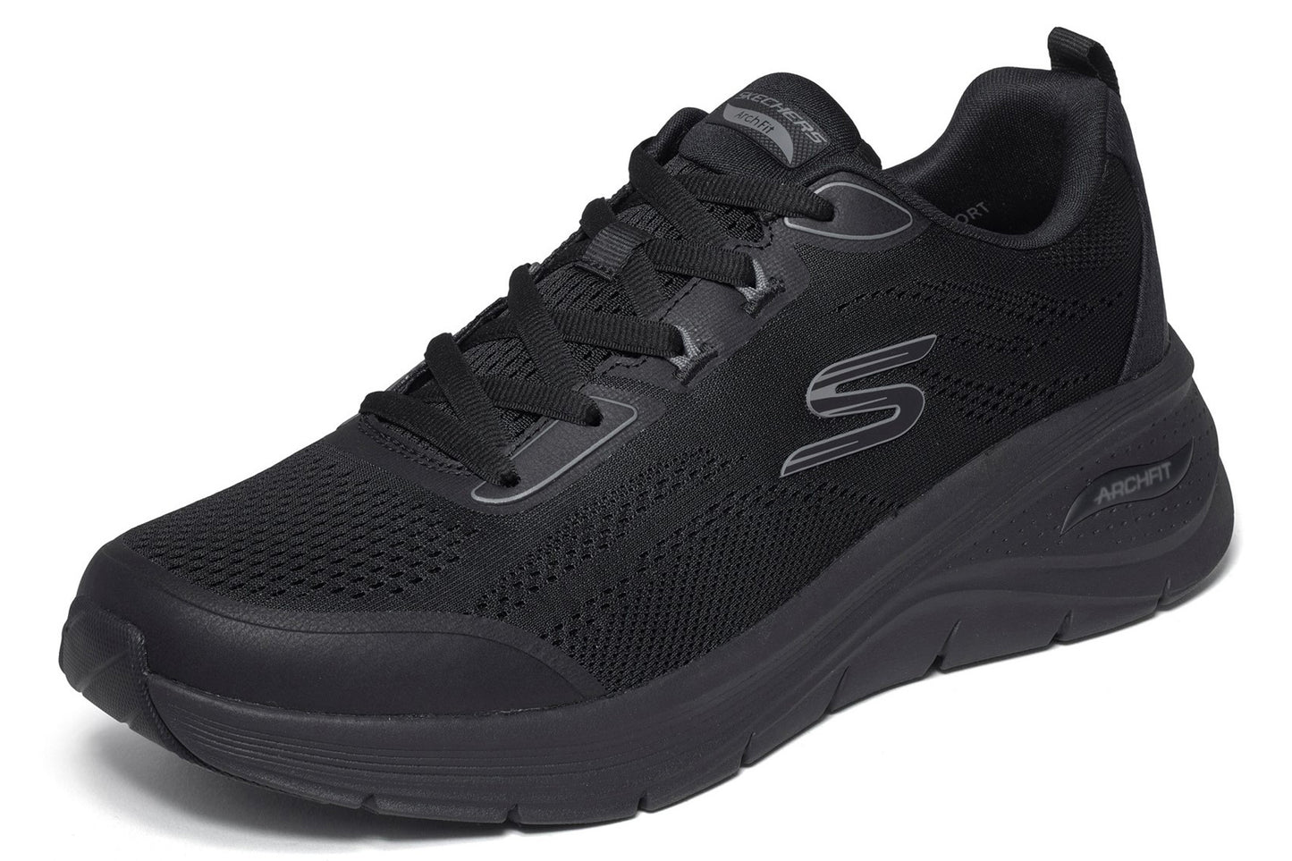 Skechers Arch Fit 3.0 Prawsper Black Mens Trainers