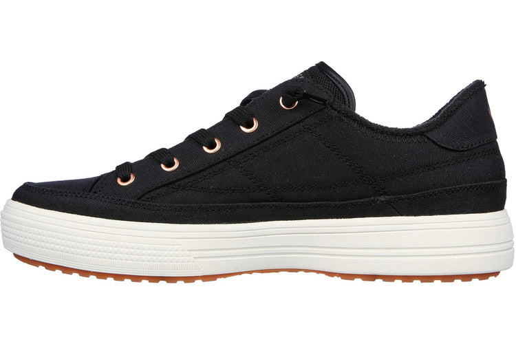 Skechers Arch Fit Arcade Meet Ya  Black Womens Fashion Trainers