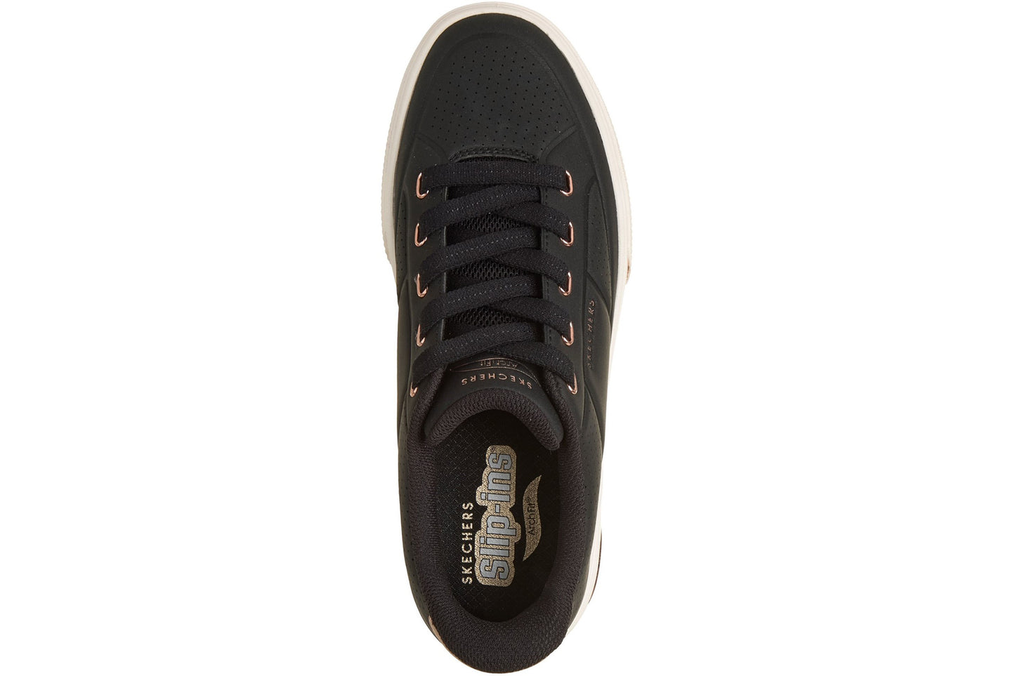 Skechers Arch Fit Arcade Sync Black Womens Fashion Trainers
