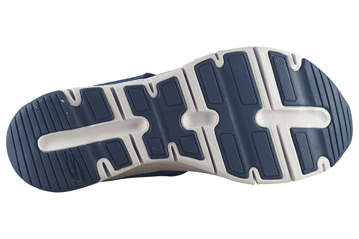 skechers arch fit bright day navy trainers sole