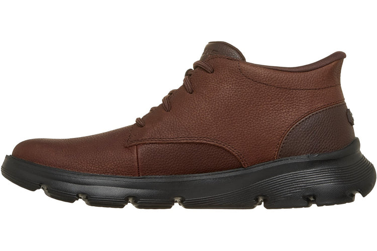 Skechers Arch fit Garza Ridley Red/Brown Mens Boots
