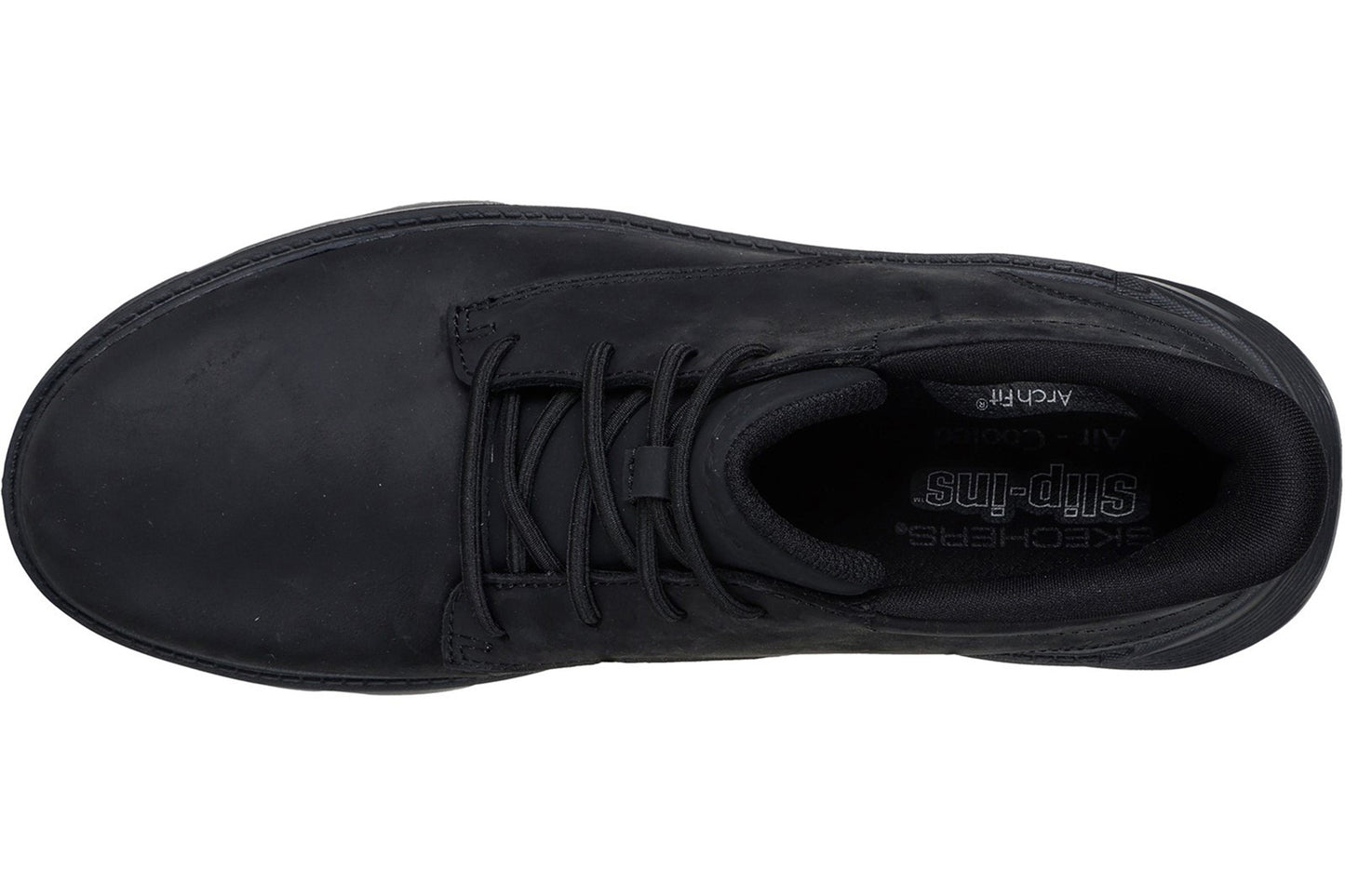 Skechers Slip-Ins Garza Ridley Black Mens Boots