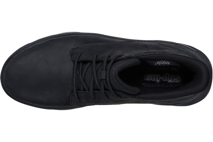 Skechers Slip-Ins Garza Ridley Black Mens Boots