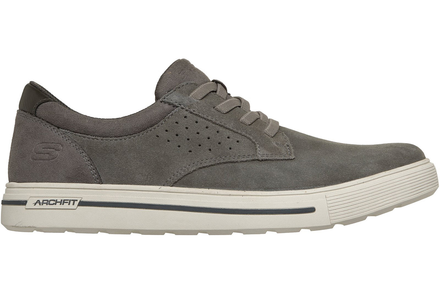 Skechers Arch Fit Solano 2.0 Rey Grey Mens Trainers