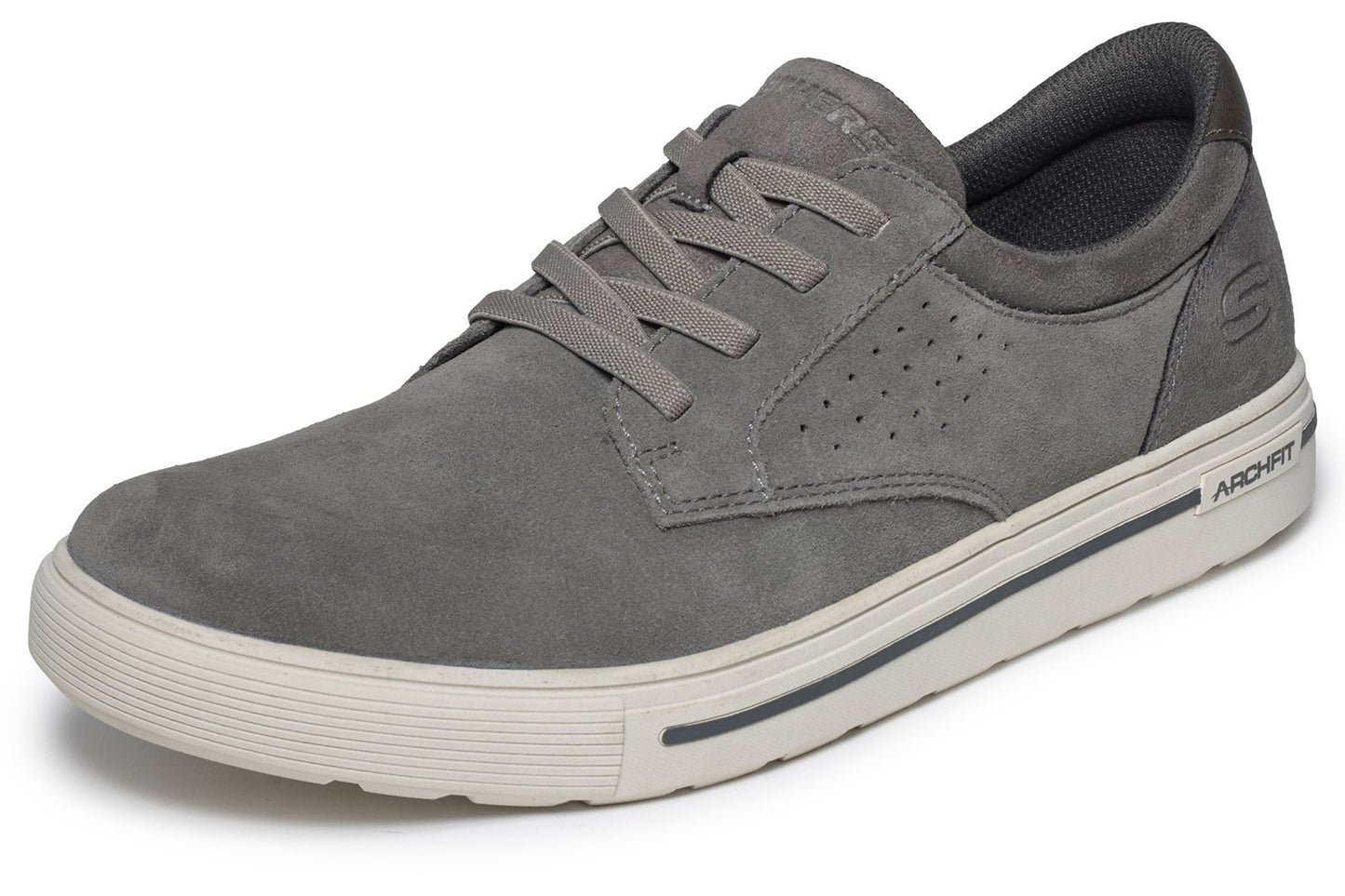Skechers Arch Fit Solano 2.0 Rey Grey Mens Trainers