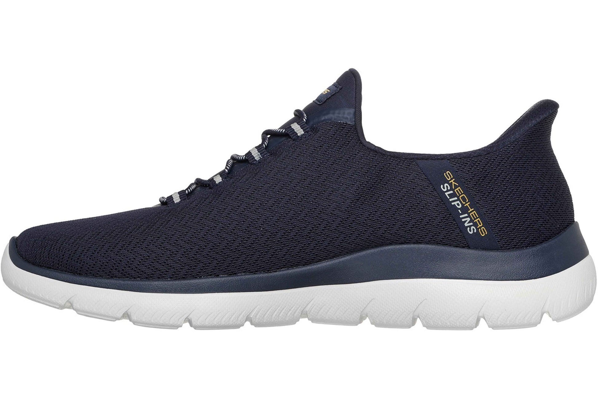 skechers-arch-fit-summits-kynor-mens-sports-navy-yellow-left-side